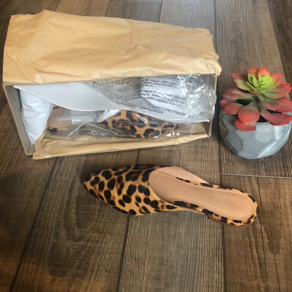 NWT Madewell Flat Mules